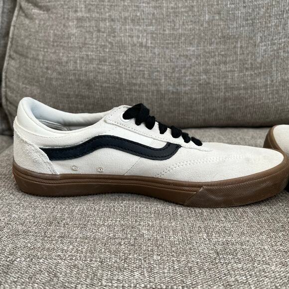 Vans Gilbert Crockett Marshmallow Gum Skate Shoes Men's 8 rare & discontinued - Picture 7 of 13